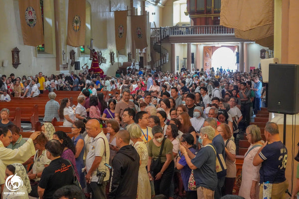 The San Pablo Cathedral welcomes the community of the Family of St. Sharbel Philippines