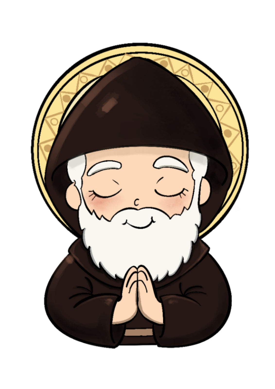 St. Sharbel - Chibi Version Keychain